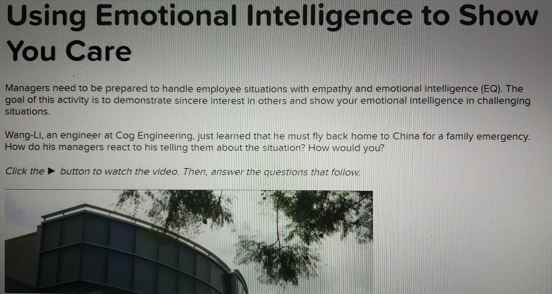 Using Emotional Intelligence to Show You Care