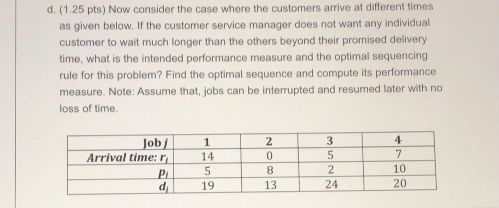 Consider the following car repair job data