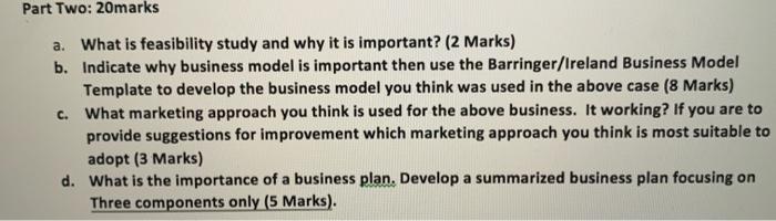 please answer the questions of part 2 of case 4