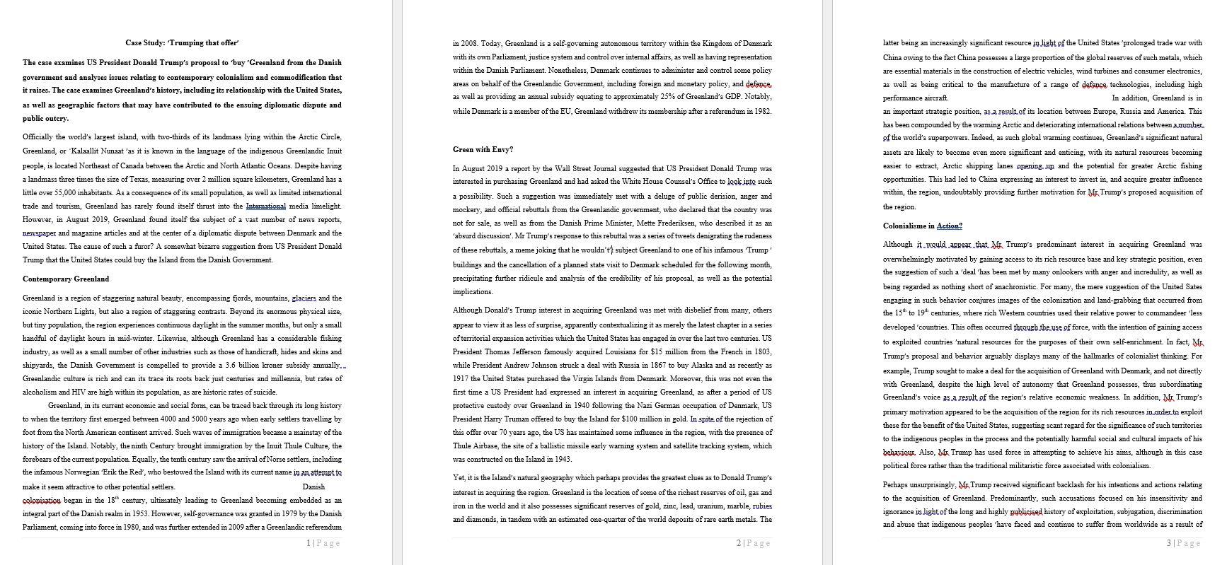 Questions 1.What social, cultural, political and