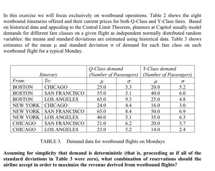 Problem 1 (Individual): Capitol Airlines Capitol