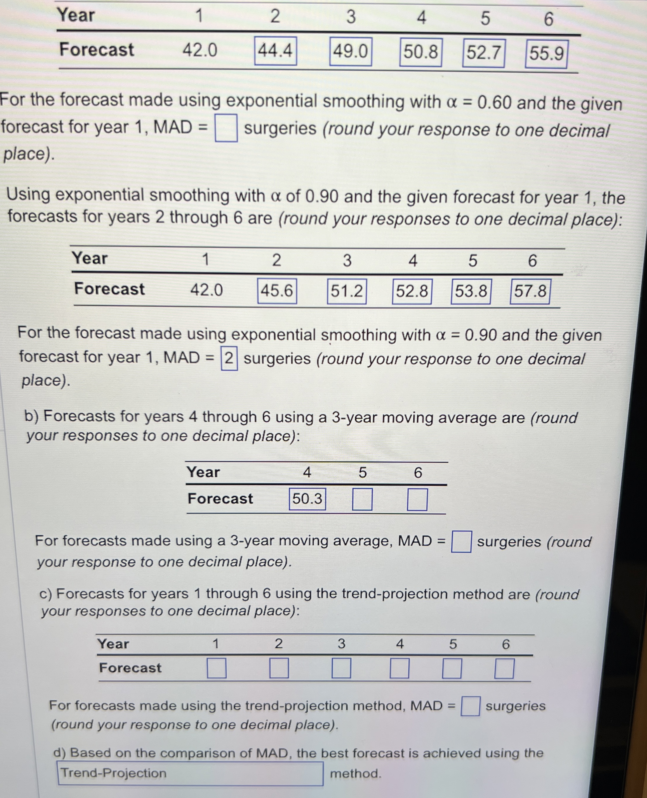 \ table [ [ Year , 1 , 2 , 3 , 4 , 5 , 6 ] , [