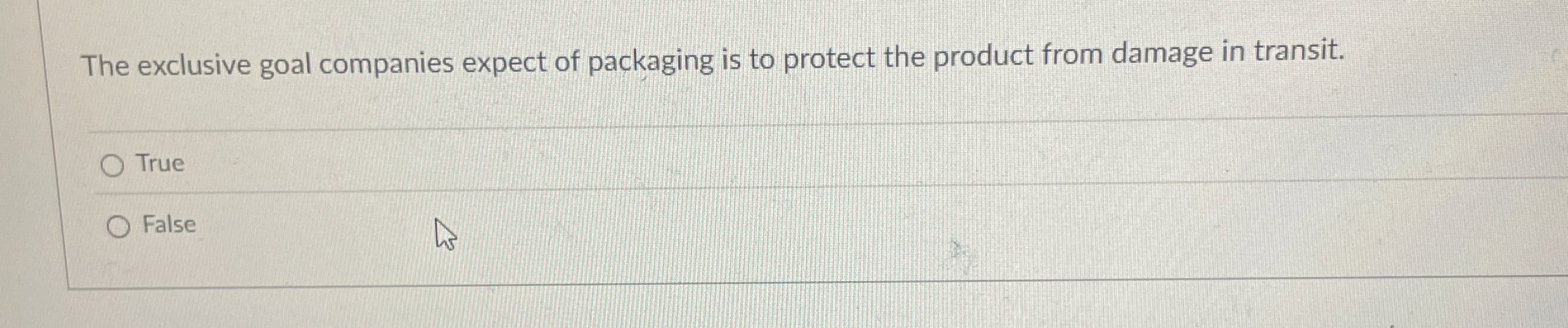 The exclusive goal companies expect of packaging