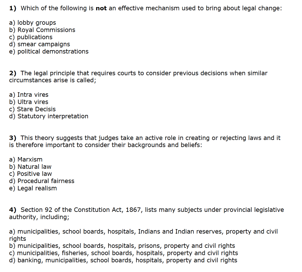 Pls help ASAP. This is law course based