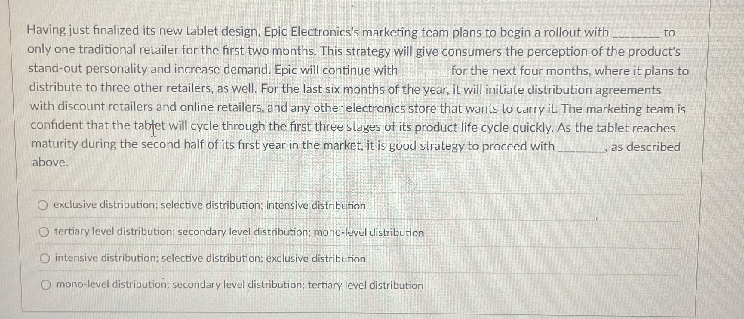 Having just finalized its new tablet design, Epic