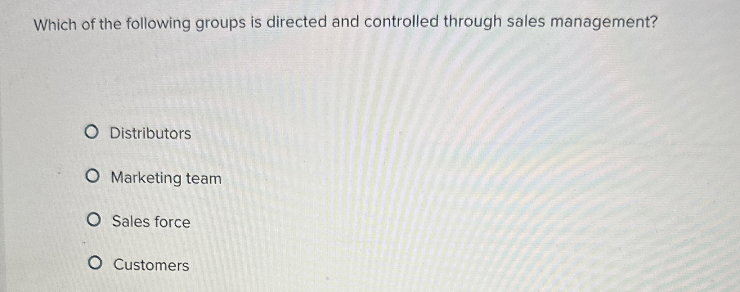 Which of the following groups is directed and