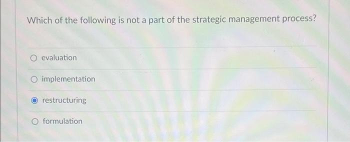 Which of the following is not a part of the