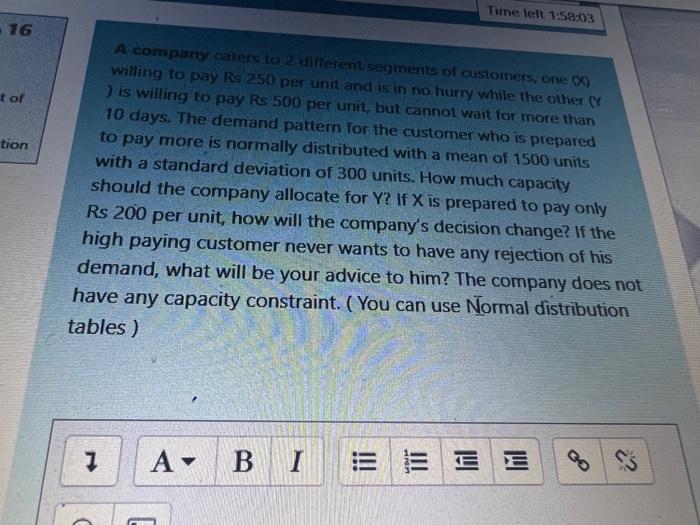 Tume leil 1:58:03 - 16 tof tion A company caters