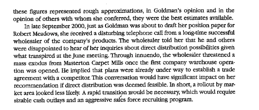 1. What is the case about? List those elements.