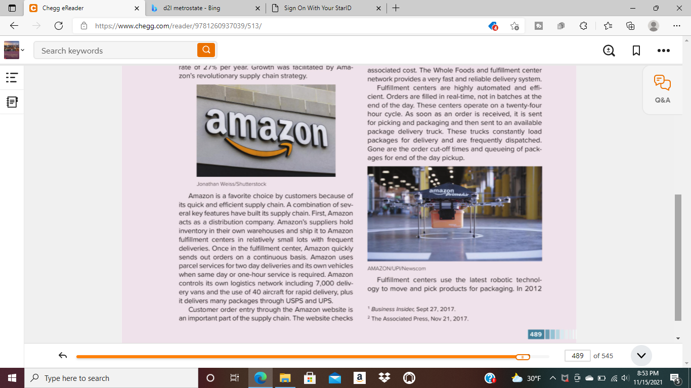 Amazon Revolutionizes Supply Chain Management