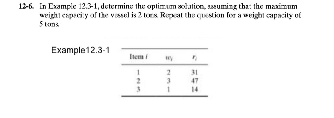 1 2 - 6 . In Example 1 2 . 3 - 1 , determine the