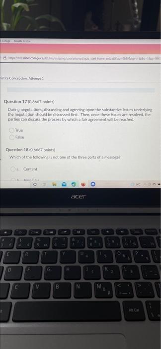 Hata Concepcion Attemot 1 Question 17 06667