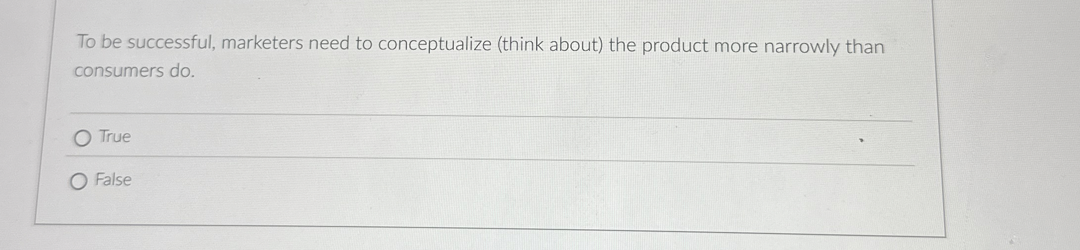 To be successful, marketers need to conceptualize