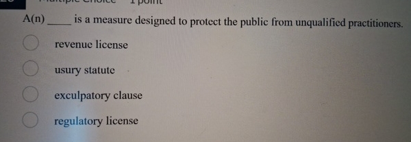 A ( n ) , is a measure designed to protect the