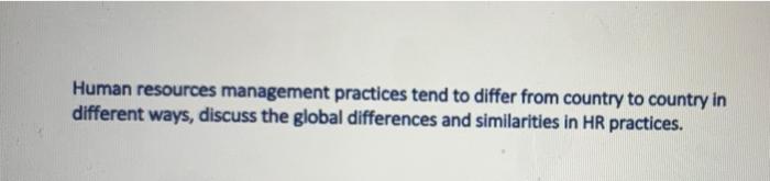 human resource management Human resources