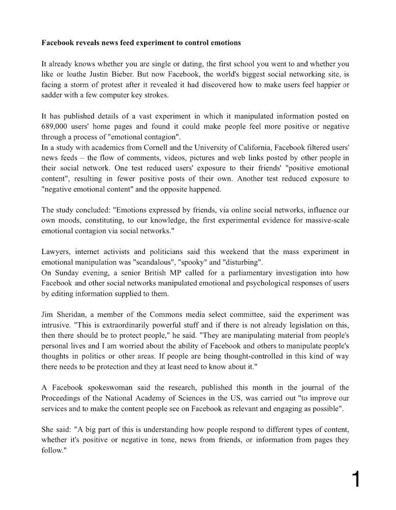 Based on the article given, What are the