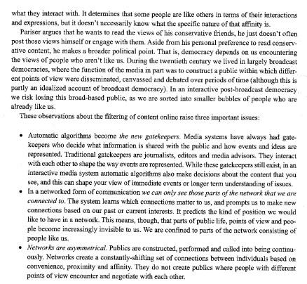 using chapter 9 text as a base for your answer,