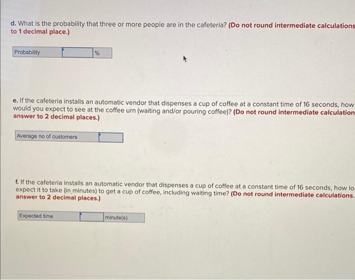 Problem -19 (Algo) A cafeteria serving line has a