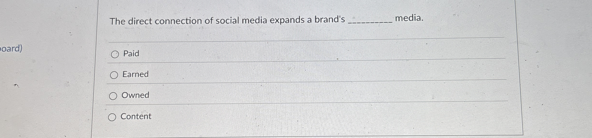The direct connection of social media expands a