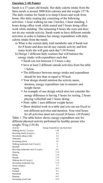 could you please solve this Q !!! Question 2 (40