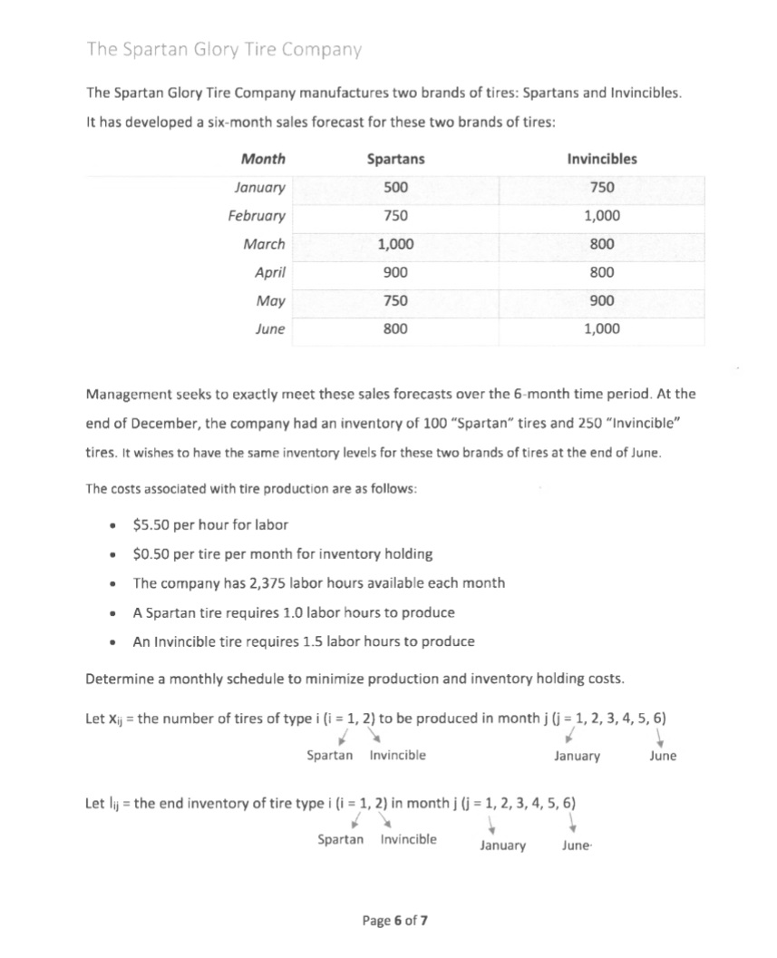 ( 2 ) W h a t i s the optimal plan for tire