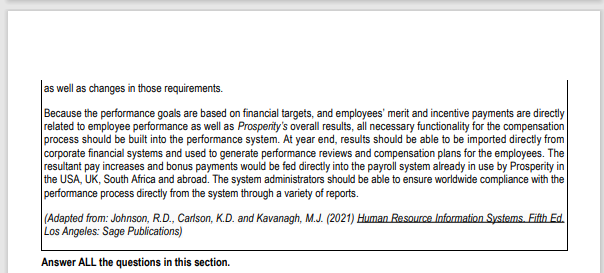 CASE STUDY [100 Marks] Read the following case
