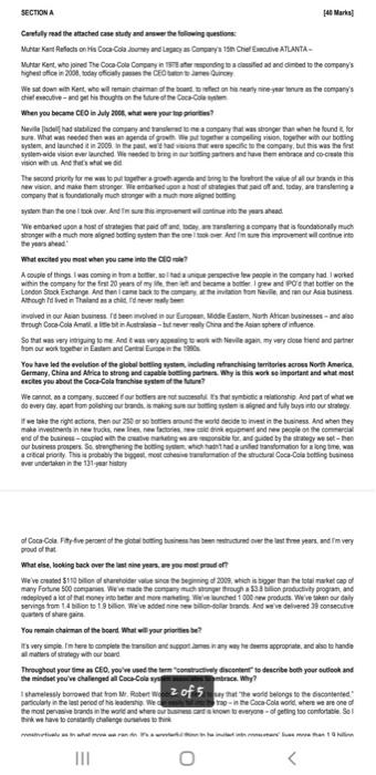 SECTIONA [40 Marks Curtally read the attached