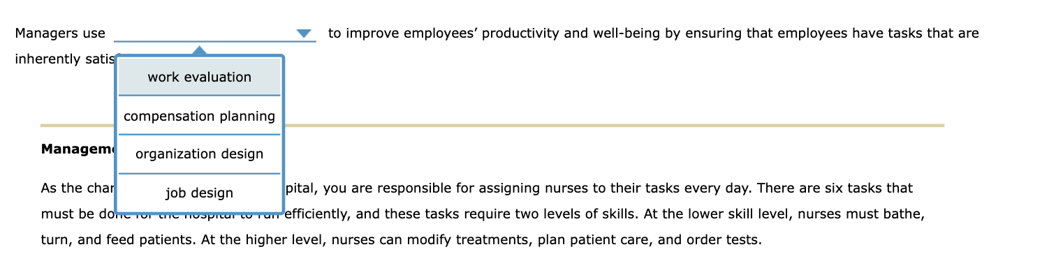 to improve employees' productivity and well-being