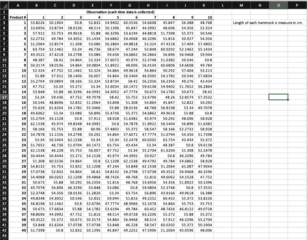 Upload your excel file with a completed R-bar and