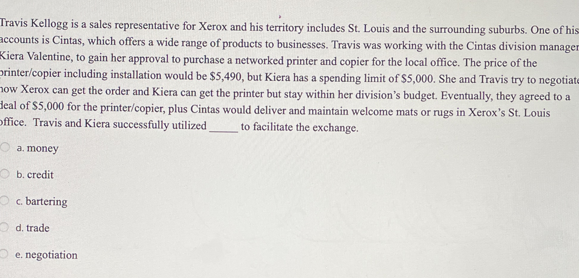 Travis Kellogg is a sales representative for