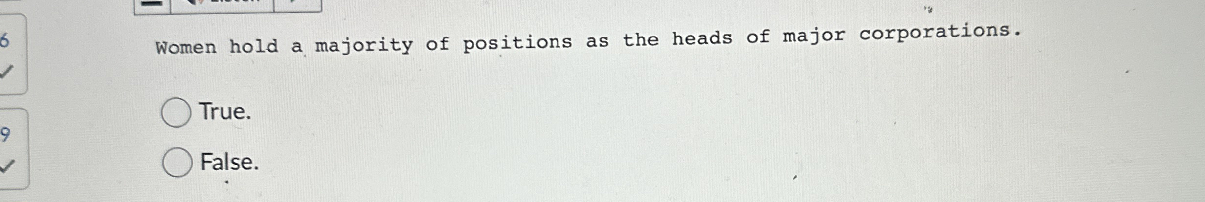 Women hold a majority of positions as the heads
