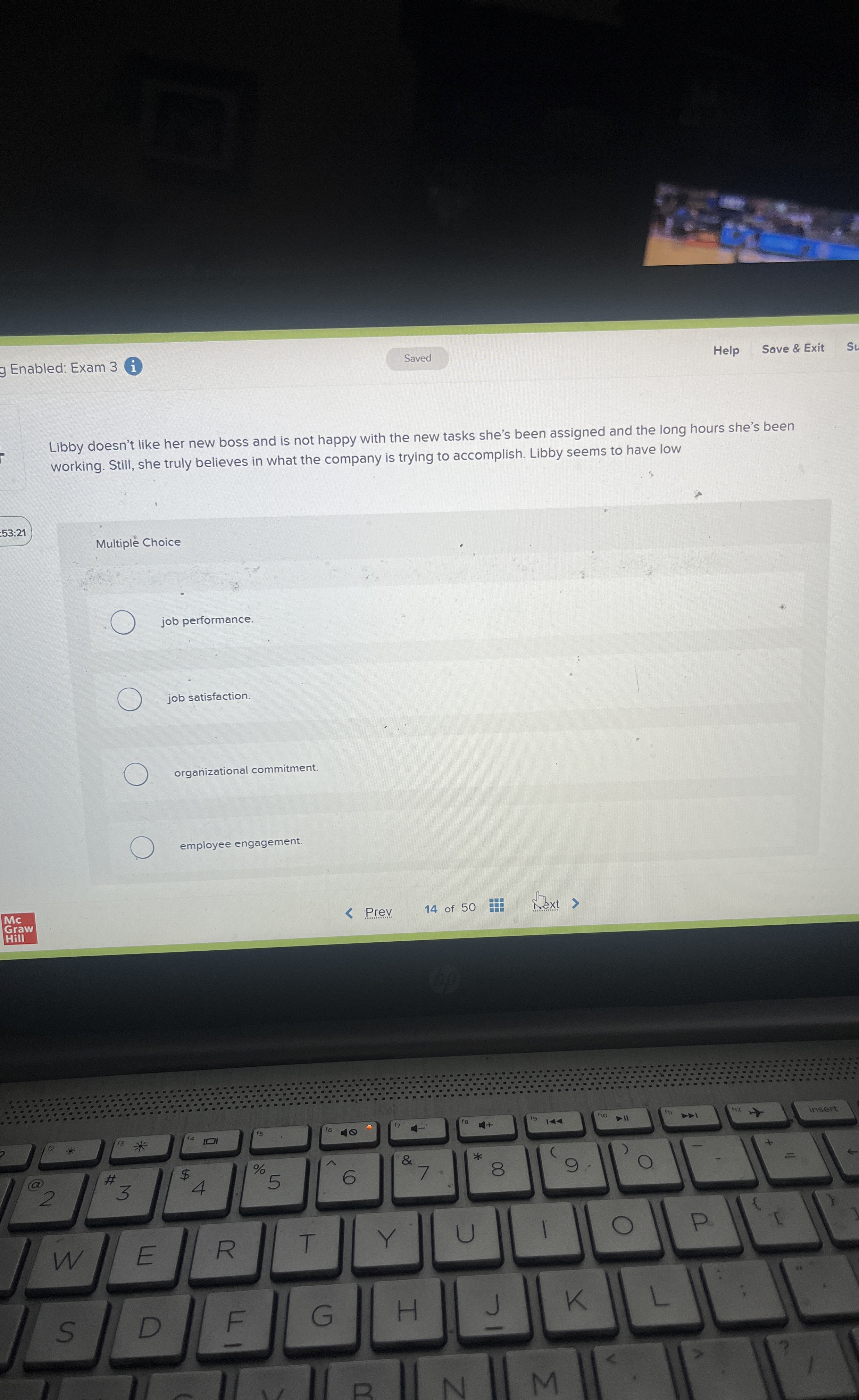 g Enabled: Exam 3 Help Save & Exit Su Libby