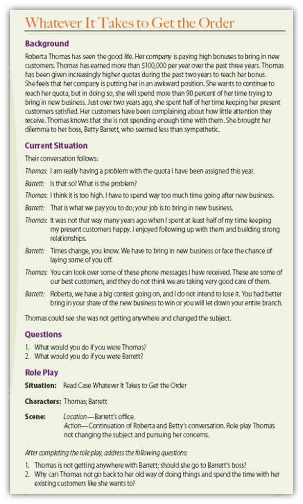 Whatever It Takes to Get the Order Background