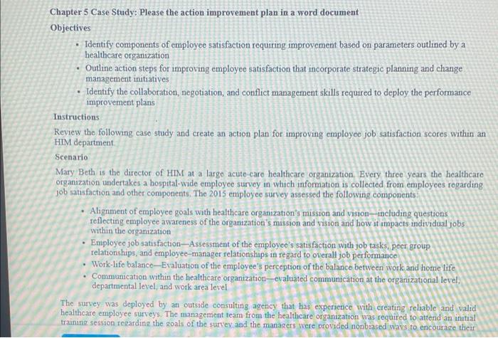 Chapter 5 Case Study: Please the action