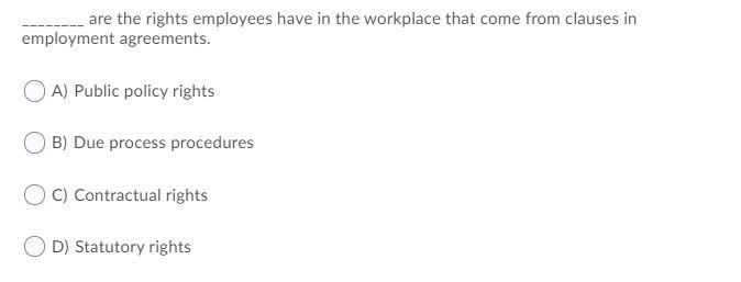 are the rights employees have in the workplace
