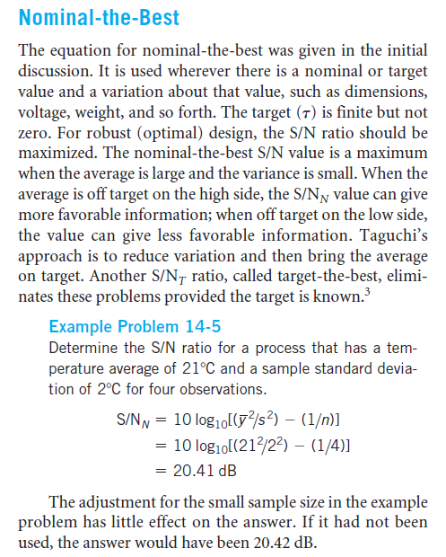 Attached below is the Nominal-The-Best example