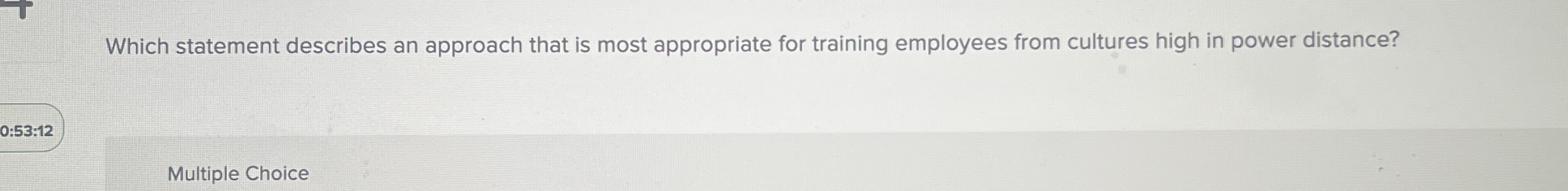 Which statement describes an approach that is