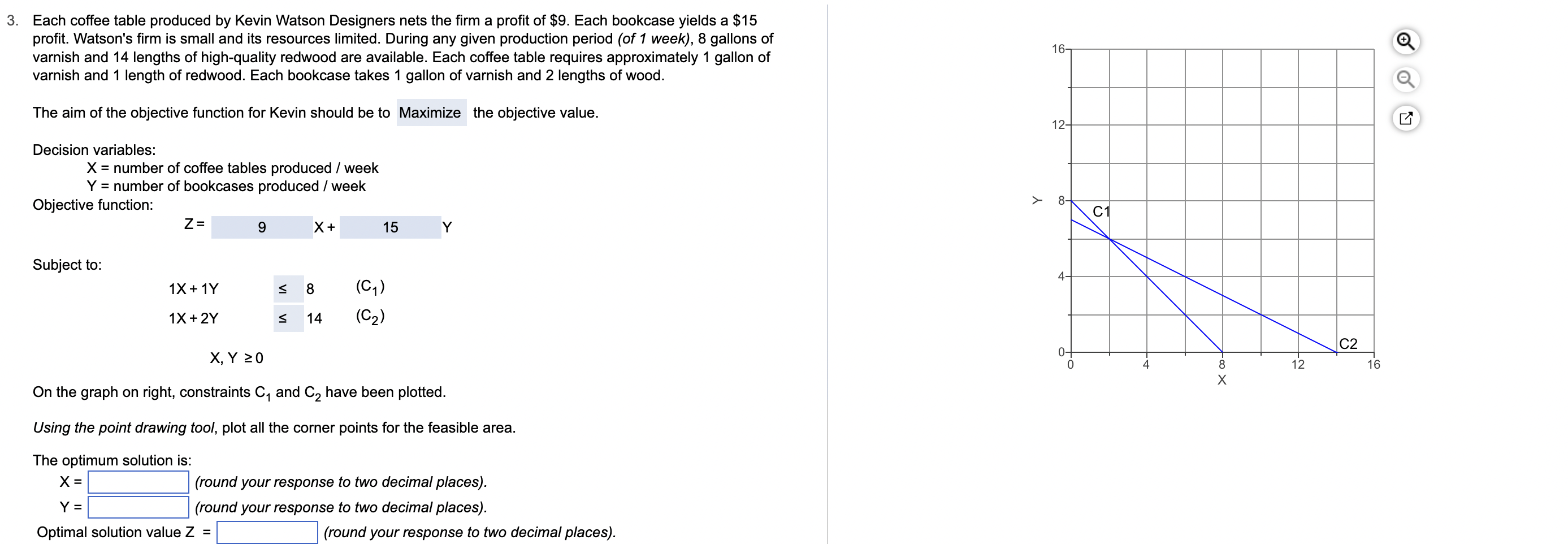 3 . Each coffee table produced by Kevin Watson