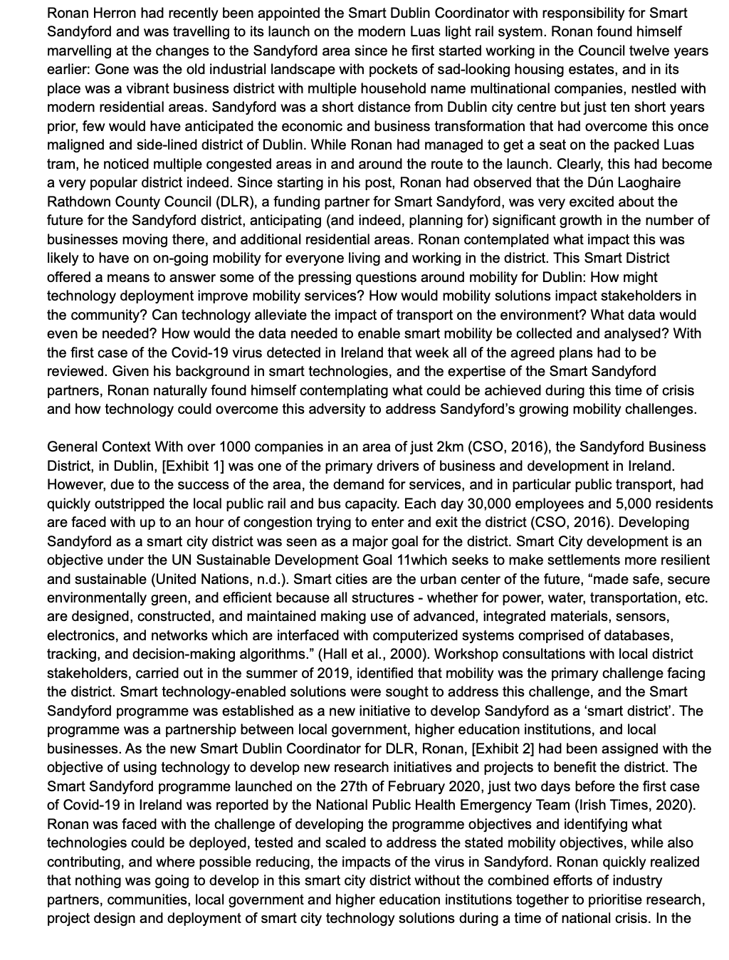 Question- 1. The third option was presented as a