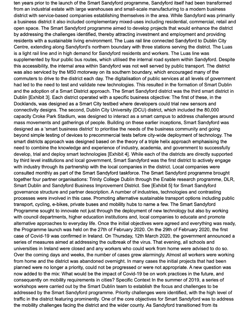 Question- 1. The third option was presented as a