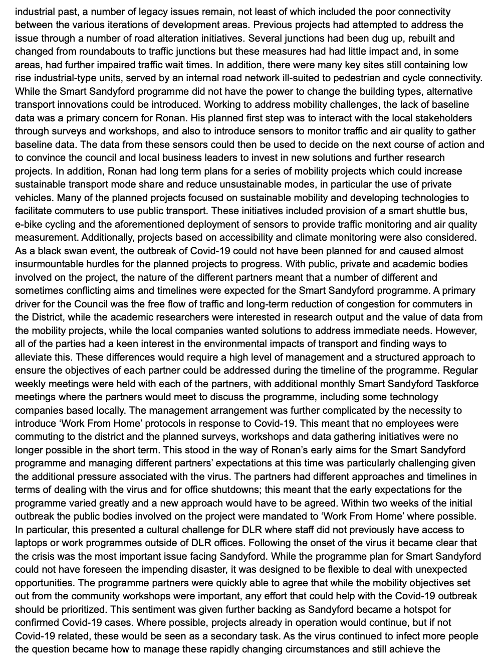 Question- 1. The third option was presented as a