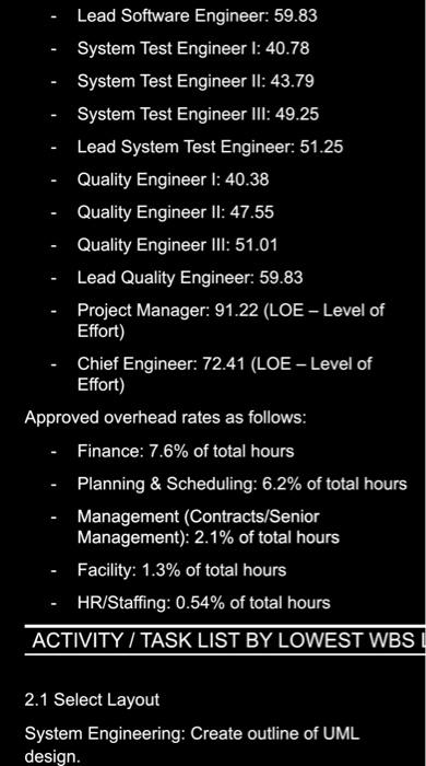 STATEMENT OF WORK SUMMARY RFP awarded for