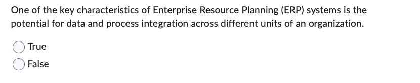 One of the key characteristics of Enterprise