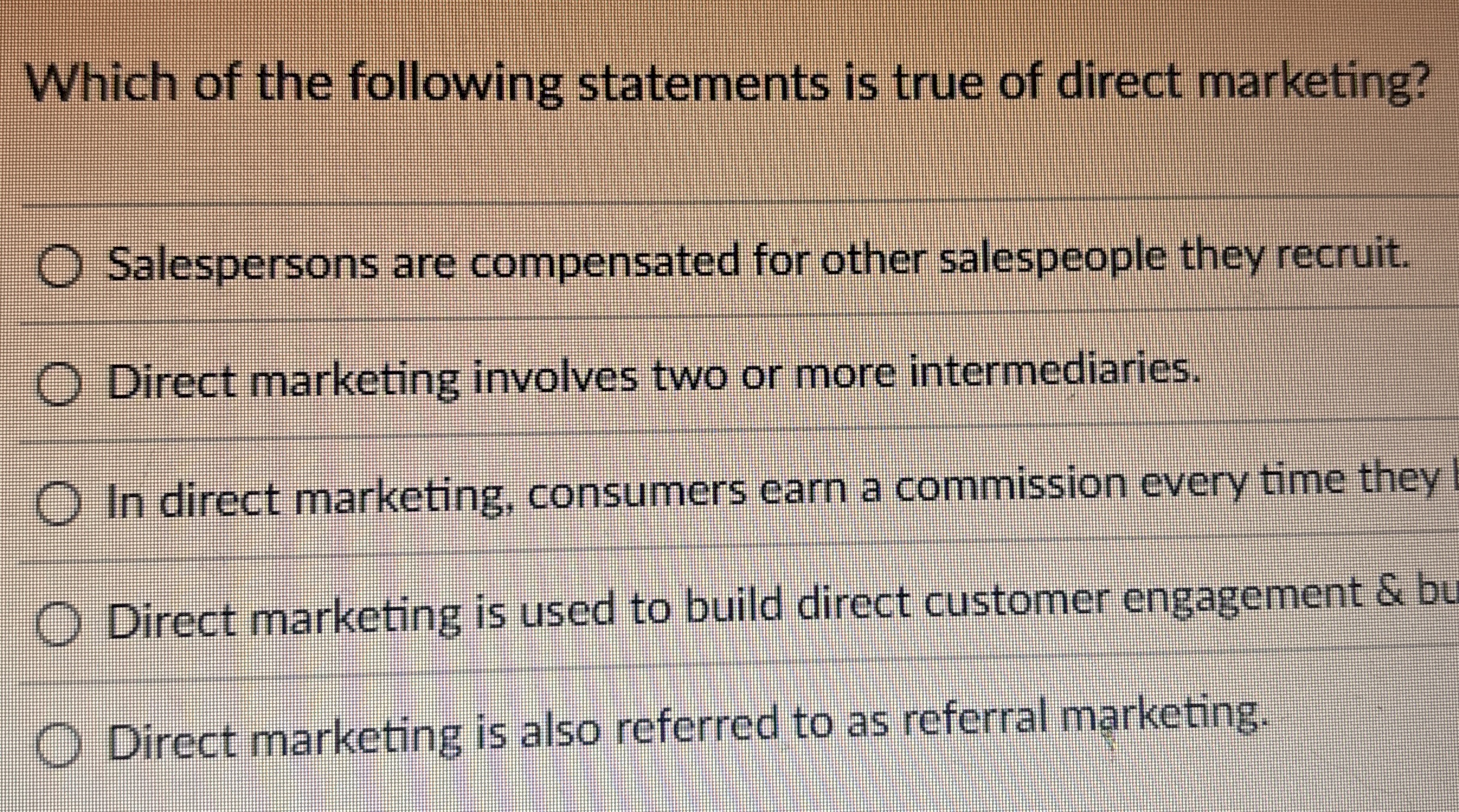 Which of the following statements is true of