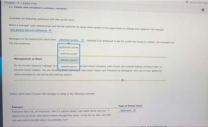 a Search this cour Chapter 11: Leadership 11.