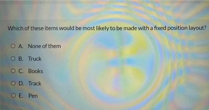 Which of these items would be most likely to be