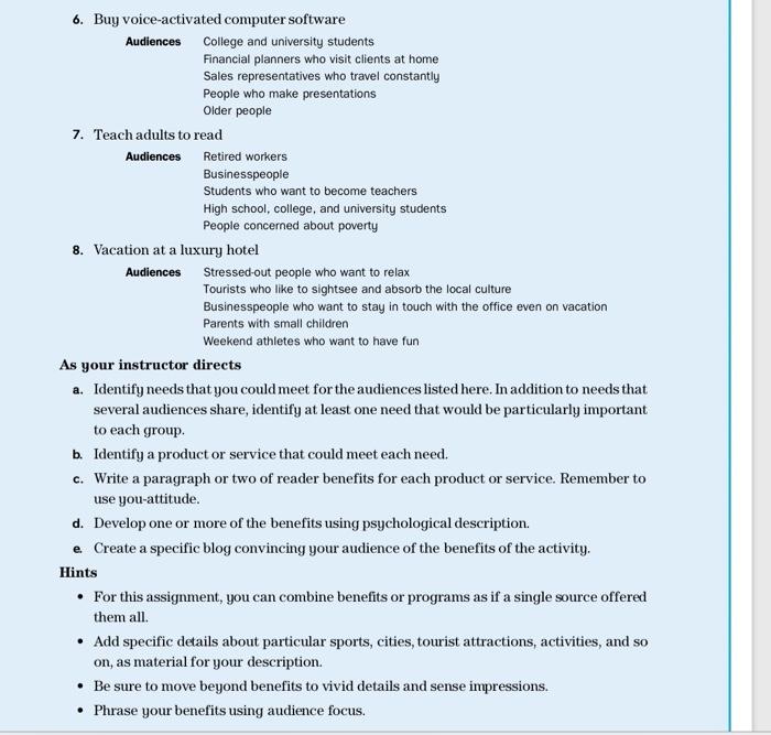 business communication 10.8 Identifying and