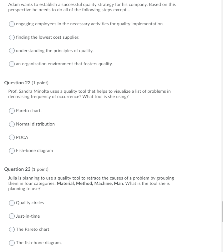 Question 18 (1 point) A local fence company,