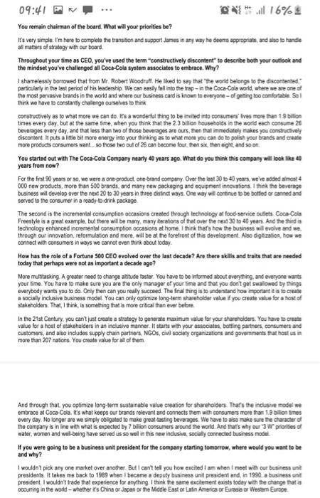 Caretally read the attached case study and answer