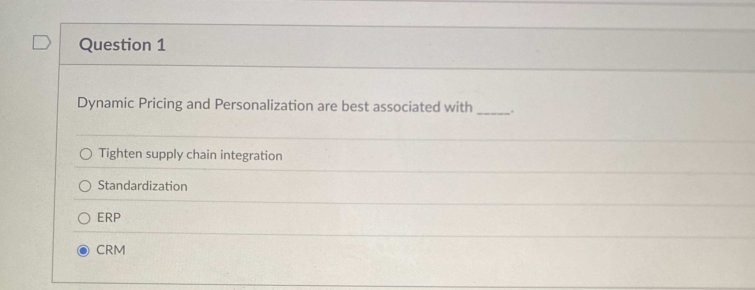 Question 1 Dynamic Pricing and Personalization
